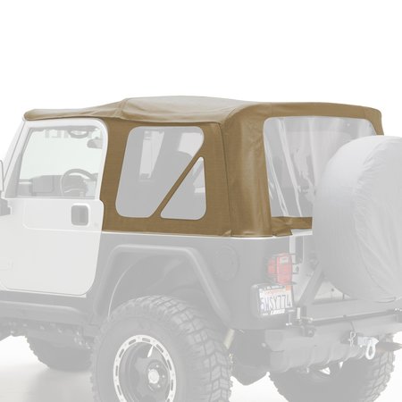 SMITTYBILT 97-06 WRANGLER (TJ) SOFT TOP - OEM REPLACEMENT W/TINTED WINDOWS - DENI 9970217